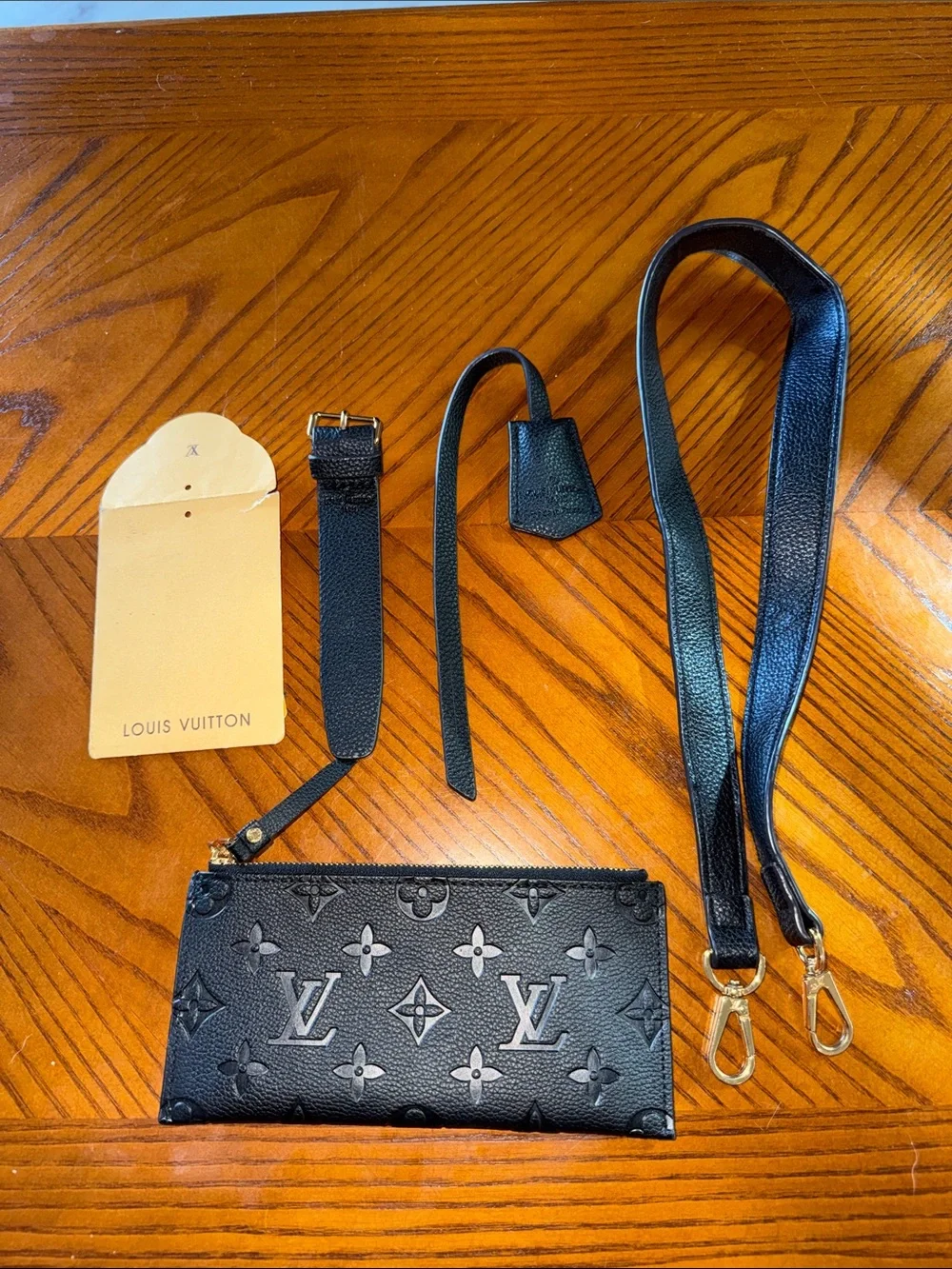 Louis Vuitton Black Montaigne Purse